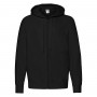 Felpa con zip con cappuccio